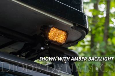 Diode Dynamics - Diode Dynamics SS2 Sport White Universal Driving Light Pod Set W Amber Backlight - Image 6