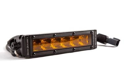 Diode Dynamics - Diode Dynamics Stage Series 6 SAE/DOT Amber LED Universal Driving Light Bar - Image 1
