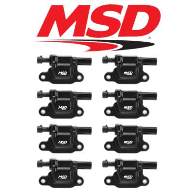 MSD Ignition - MSD Black Blaster Ignition Coil Set For 2005-2013 GM/Chevrolet/GMC 5.3L/6.0L LS - Image 1