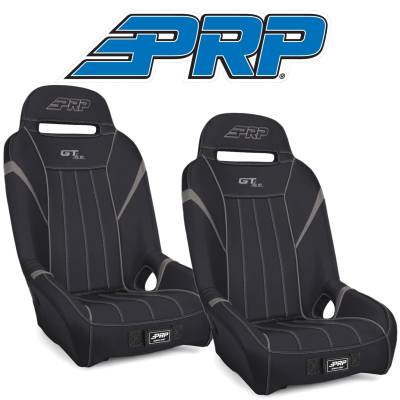 PRP Seats - PRP GT/SE Black & Gray Suspension Front & Rear Seats For 15+ Polaris RZR 4 Door - Image 2