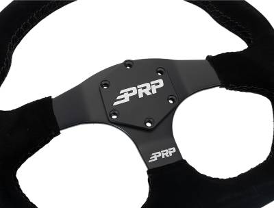PRP Comp-R Suede Steering Wheel Black Stripe For Polaris RZR/Can-Am Maverick - Image 2