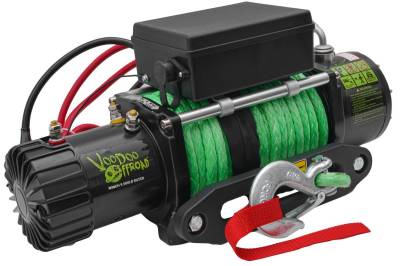 Voodoo Offroad - Voodoo Summoner Jeep/SUV/Truck Winch 9,500 LB Capacity 85' X 3/8” Synthetic Rope - Image 1