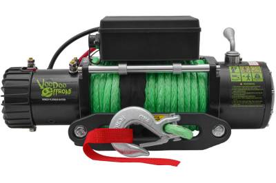 Voodoo Offroad - Voodoo Summoner Jeep/SUV/Truck Winch 9,500 LB Capacity 85' X 3/8” Synthetic Rope - Image 2