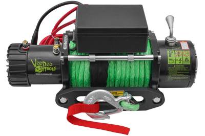 Voodoo Offroad - Voodoo Summoner Jeep/SUV/Truck Winch 9,500 LB Capacity 85' X 3/8” Synthetic Rope - Image 3