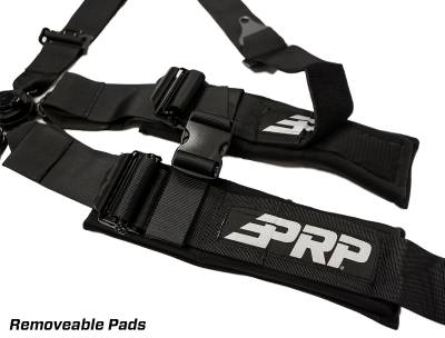PRP (2) SFI 16.1 5-Point Adjustable Cam-Lock Harness 2" Belts & Shoulder Pads - Image 5