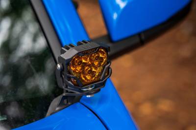 Morimoto - Morimoto 4Banger Amber Wide NCS A-Pillar Light Pod Kit For 07-13 Chevy Silverado - Image 12