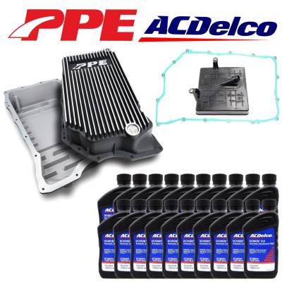 ACDelco - PPE Brushed Deep Trans Pan/ACDelco Service Kit For 2020+ GM 2500HD/3500HD L5P - Image 1