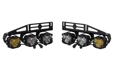 Morimoto - Morimoto 4Banger Triple Fog Light Kit W/ Upfitter Harness For 17-20 Ford Raptor - Image 3