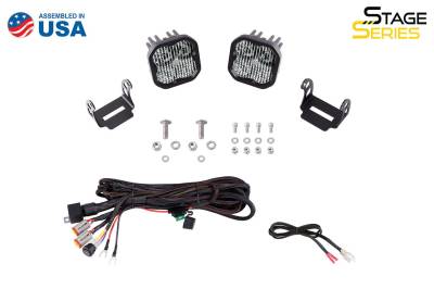 Diode Dynamics - Diode Dynamics Clear SS3 Pro Backlit LED Ditch Light Kit For 2021+ Ford Bronco - Image 7