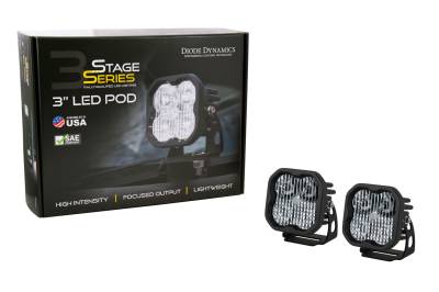 Diode Dynamics - Diode Dynamics Clear SS3 Pro Backlit LED Ditch Light Kit For 2021+ Ford Bronco - Image 5