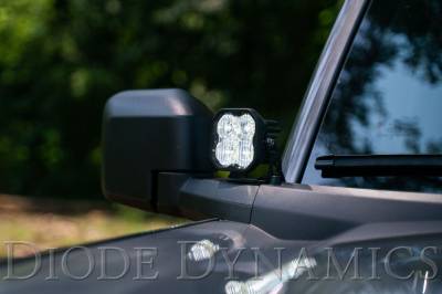 Diode Dynamics - Diode Dynamics Amber SS3 Pro Backlit LED Ditch Light Kit For 2021+ Ford Bronco - Image 5
