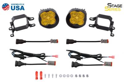 Recon Lighting - Diode Dynamics SS3 Type B Max Amber LED Backlit Fog Light Kit For Lexus/Toyota - Image 2