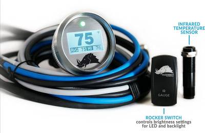 Razorback Technology - Razorback 3.2 Edition Dimmable Infrared CVT Belt Temperature Gauge - Blue - Image 4