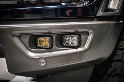 Diode Dynamics - Diode Dynamics SSC2 Sport Fog Light Kit W/ Amber Backlight For 2021+ Ford Raptor - Image 2