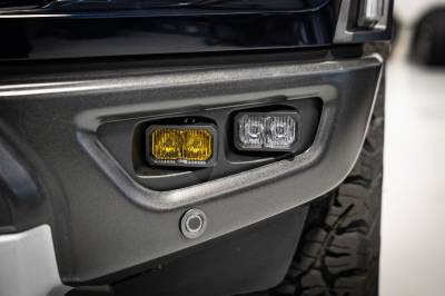 Diode Dynamics - Diode Dynamics SSC2 Sport Fog Light Kit W/ Amber Backlight For 2021+ Ford Raptor - Image 4