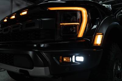 Diode Dynamics - Diode Dynamics SSC2 Sport Fog Light Kit W/ Amber Backlight For 2021+ Ford Raptor - Image 9