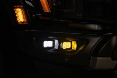 Diode Dynamics - Diode Dynamics SSC2 Sport Fog Light Kit W/ Amber Backlight For 2021+ Ford Raptor - Image 13