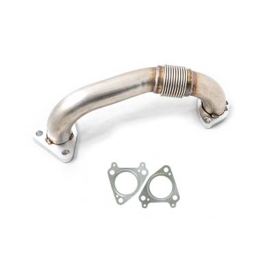 Rudy's Performance Parts - Rudy's Bolt-On Replacement Driver Side Up Pipe w/ Gaskets For 01-16 6.6 Duramax - Image 3