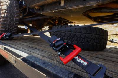 SpeedStrap - SpeedStrap Off-Road Truck/Jeep/Buggy 2" Black Ratchet Strap Tie-Down Kit - Image 8