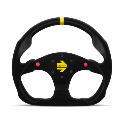 Momo Mod 30 320MM W/ Buttons Black Suede Racing Steering Wheel R1960/32SHB - Image 1