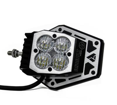 Baja Designs - Baja Designs Squadron Nighthawk Mirror UTV LED Light Kit - 2.0 in Tube Mount - Image 1