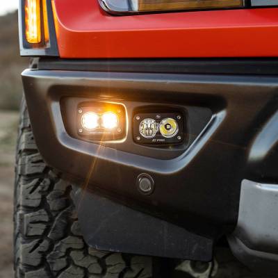 Baja Designs - Baja Design S2 SAE/S2 Pro Clear/Amber Fog Light Kit For 21-23 Ford Raptor/Bronco - Image 2