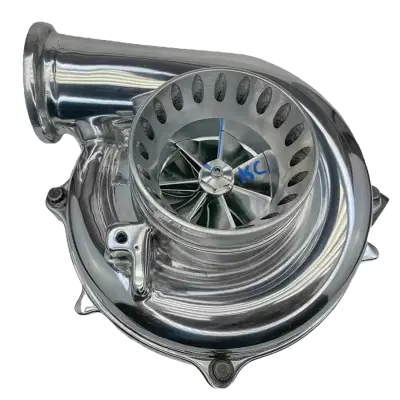 KC Turbos - KC Turbos KC300x Polished Stage 2 63/73 Turbo .84 A/R For 94-98 7.3L Powerstroke - Image 1