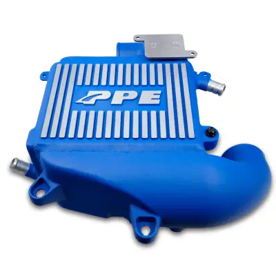 PPE - PPE Air To Water Intercooler Kit Blue For 2020-2024 GM 3.0L LM2 / LZO Duramax - Image 1