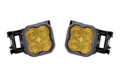 Baja Designs - Diode Dynamics SS3 LED Pro Amber Fog Light Kit For 08-14 Subaru Legacy/WRX/STi - Image 1