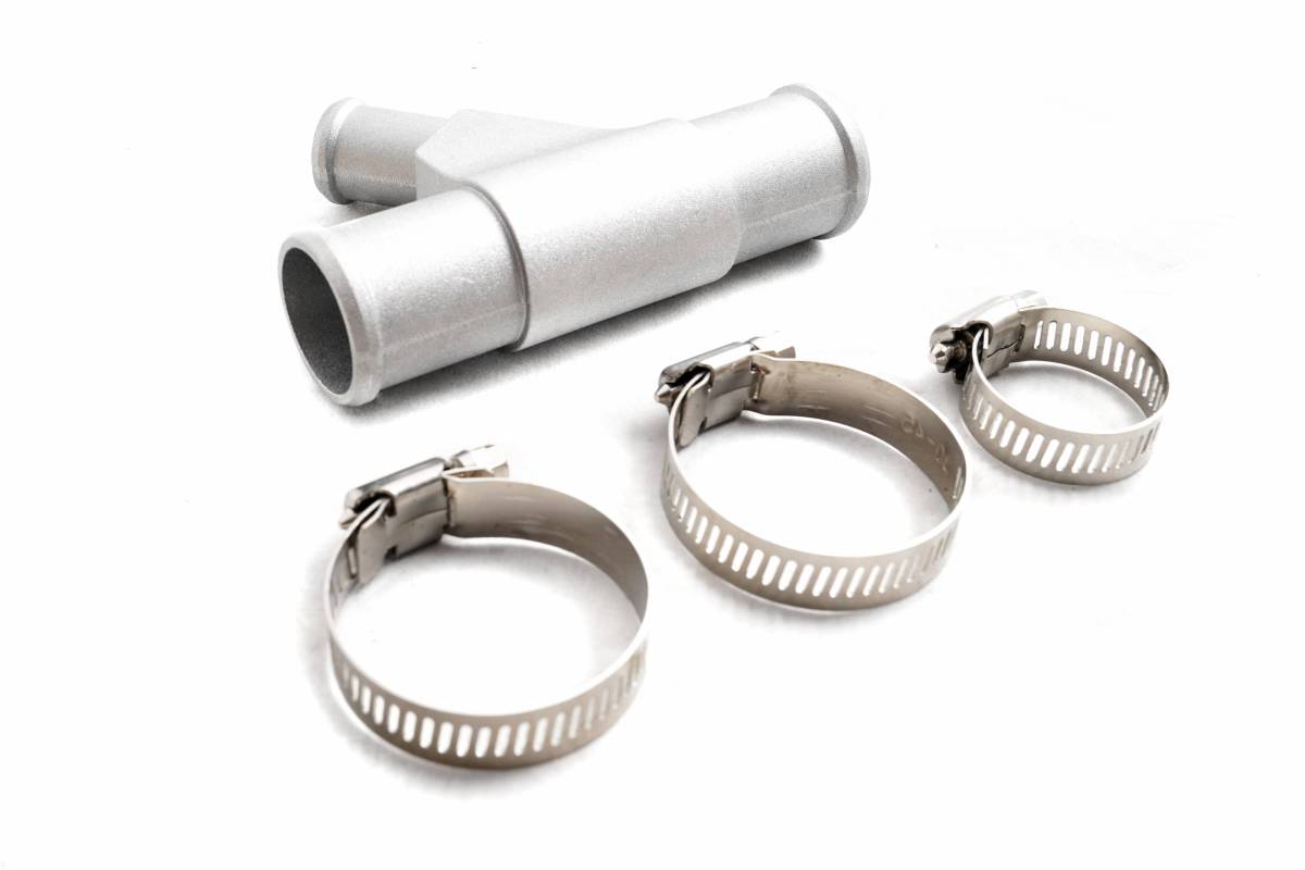 Image of GXP Raw Weldless Coolant Y-Pipe For 03-07 6.0L Powerstroke