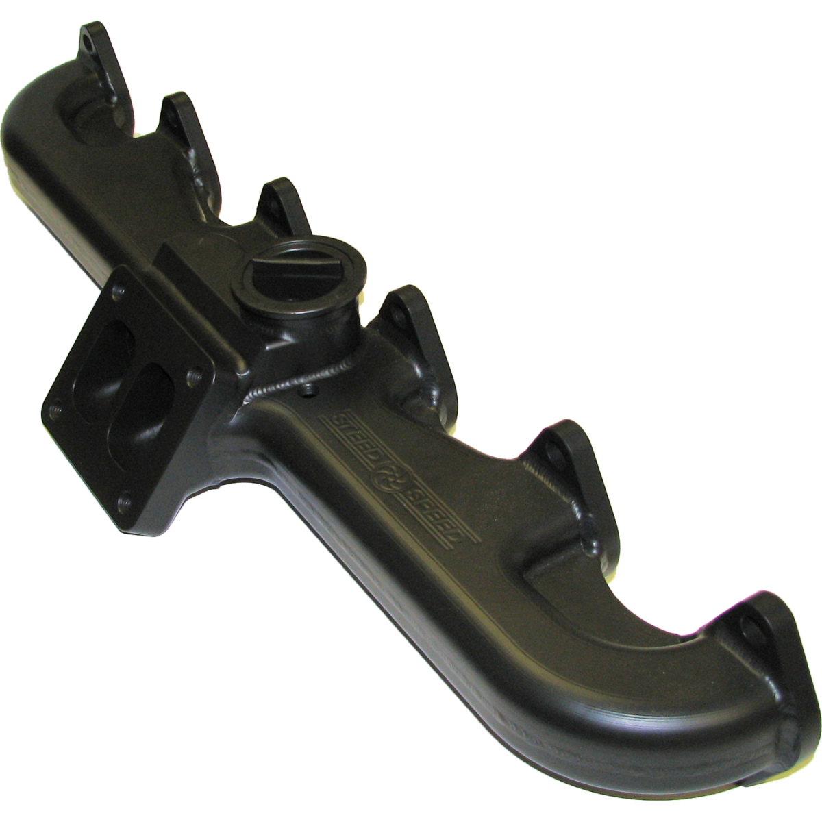 Image of Steed Speed T3 Angled Turbo Flange Manifold With WastegateFor 98.5-02 5.9L Cummins