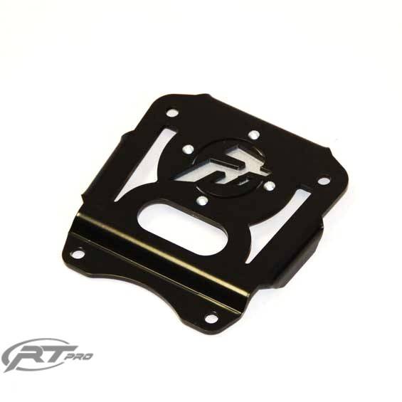 Image of RT Pro Black Radius Rod Gusset Plate For 14-16 Polaris RZR XP 1000