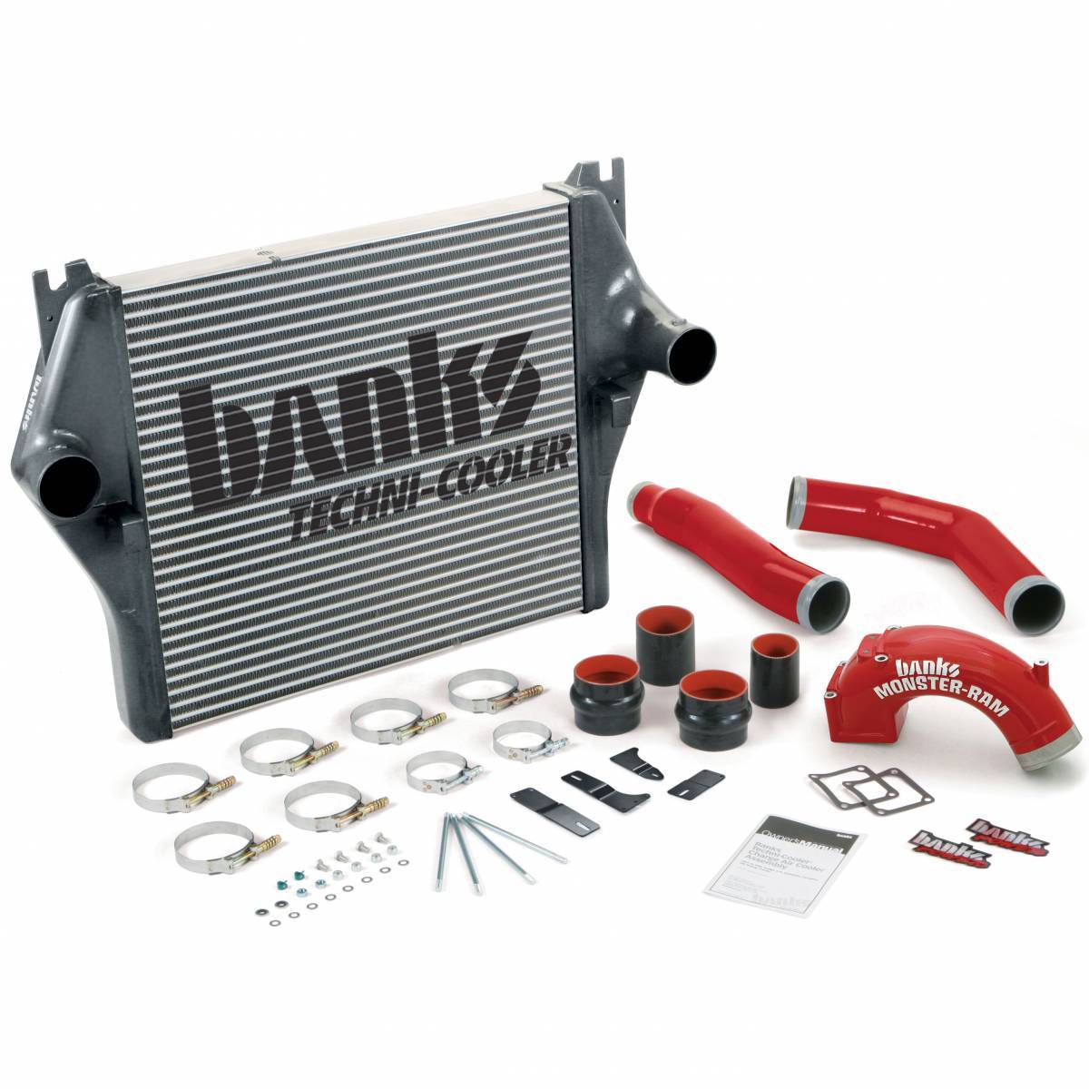 Image of Banks Power Intercooler With Monster-Ram Intake Elbow and Boost Tubes For 06-07 5.9L Cummins