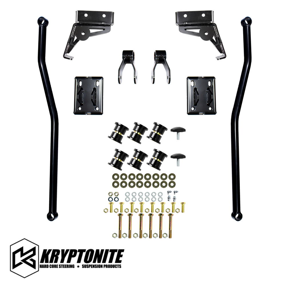 Image of Kryptonite Death Grip Full Floating Traction Bar Kit For 01-10 Chevy/GMC 2500HD 3500HD