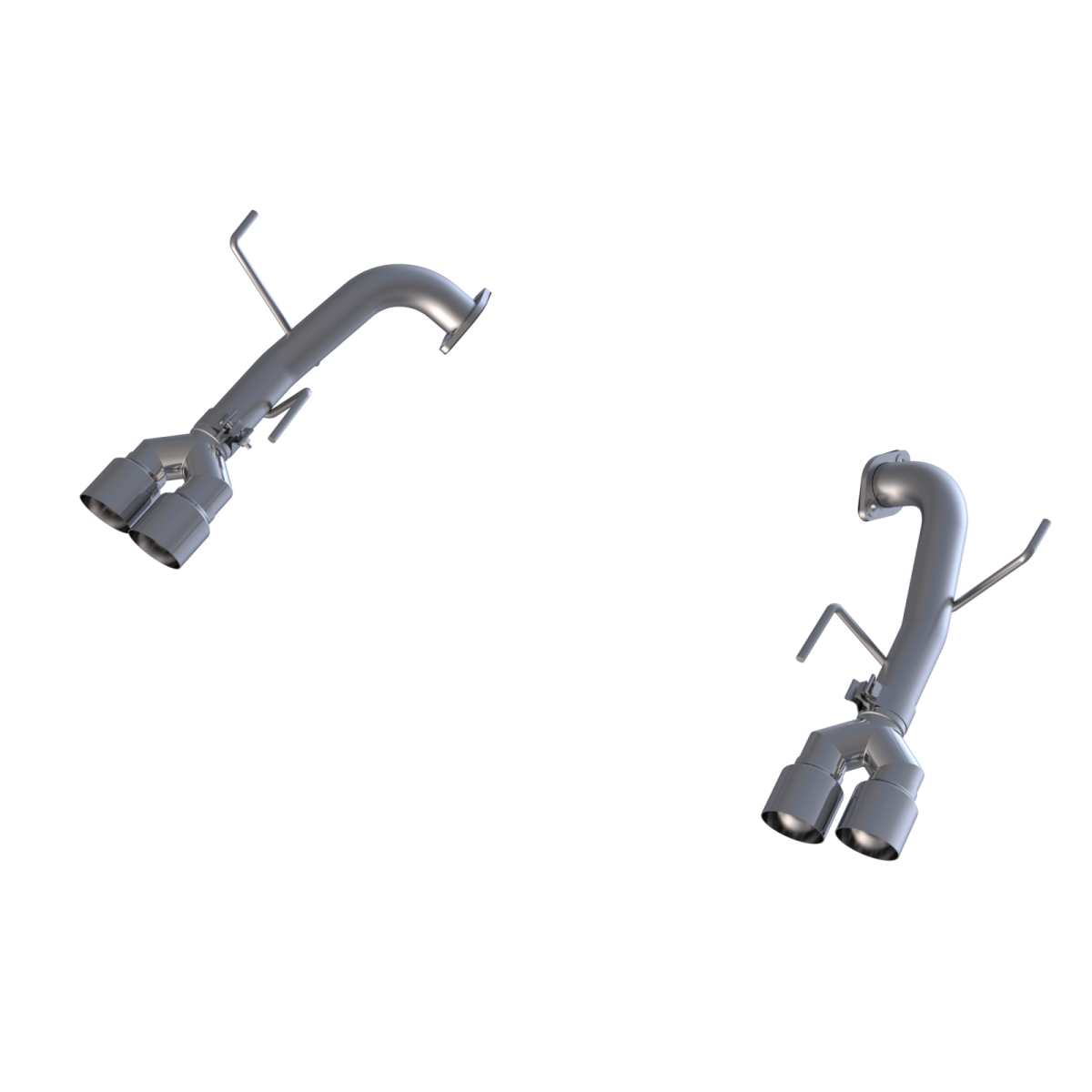 Image of MBRP Pro Series Subaru 2.5 Inch Axle Back Dual Split Rear-Quad Tips For 11-20 Subaru Impreza WRX S4801304