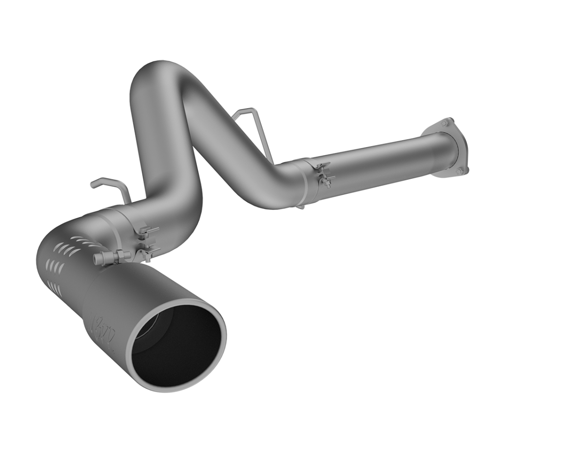 Image of MBRP 4 Inch Filter Back Single Side Exit Aluminized Steel For 07-10 Silverado/Sierra 2500/3500 Duramax All LMM S6026AL