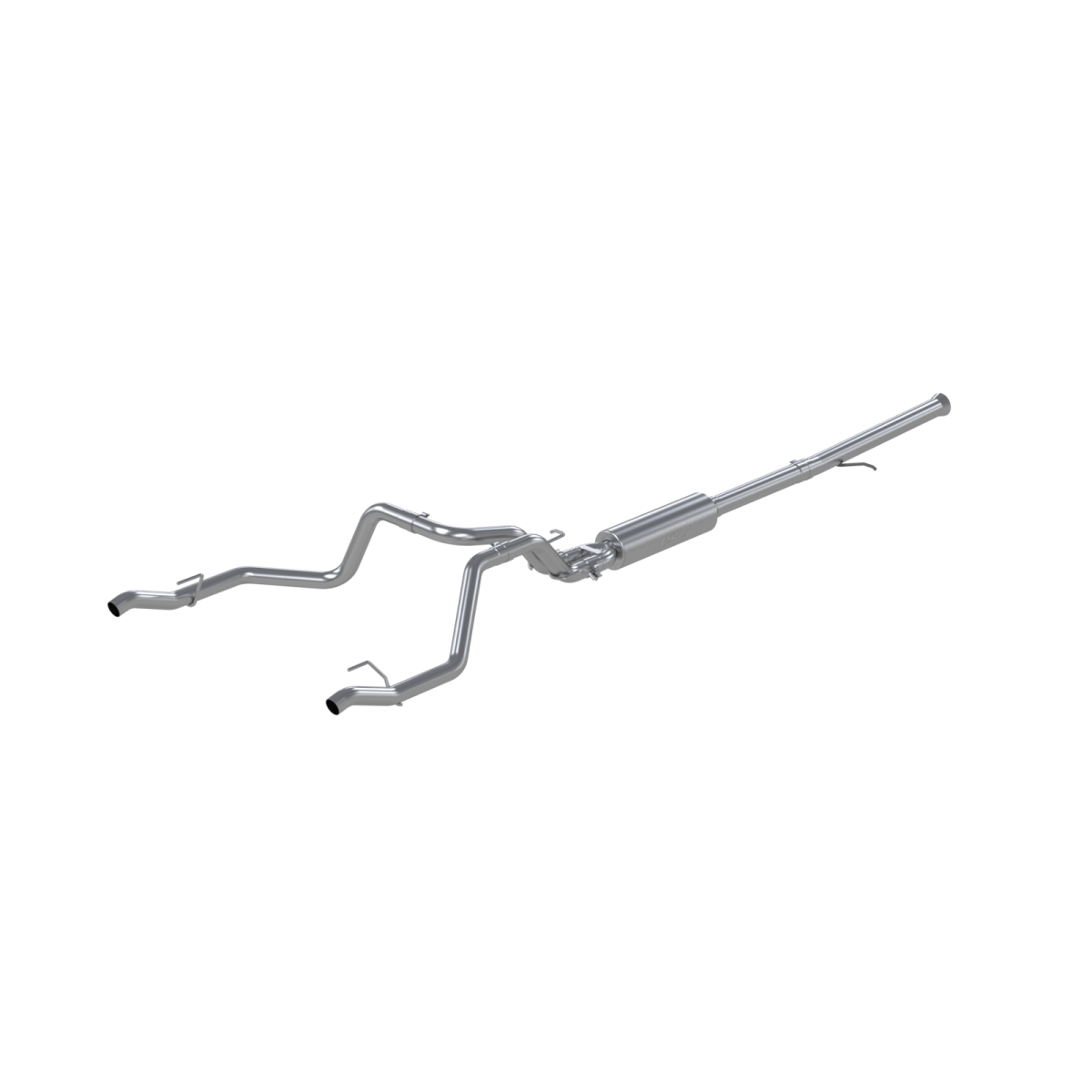 Image of MBRP 2.5 Inch Cat Back Exhaust System For 19-20 Silverado/Sierra 1500 6.2L Dual Rear 304 Stainless Steel S5065304