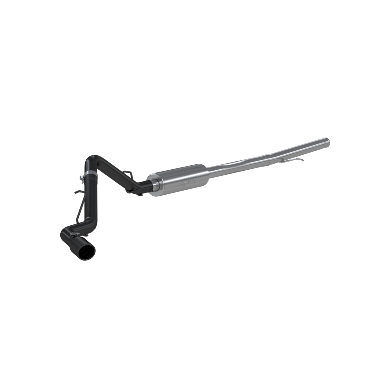 Image of MBRP Silverado/Sierra 3 Inch Cat Back Exhaust System Single Side Black Series For 19-20 Silverado/Sierra 1500 4.3L, 5.3L S5087BLK