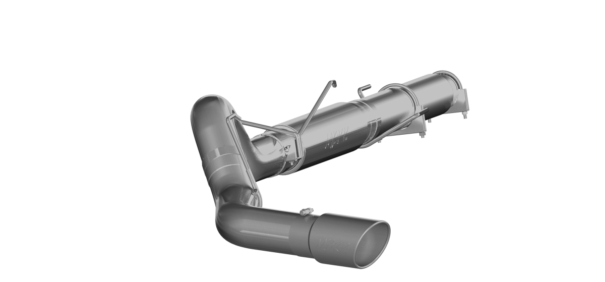 Image of MBRP 5 Inch Cat Back Exhaust System Single Side Exit Aluminized Steel For 04-07 Dodge Ram 2500/3500 S61180AL