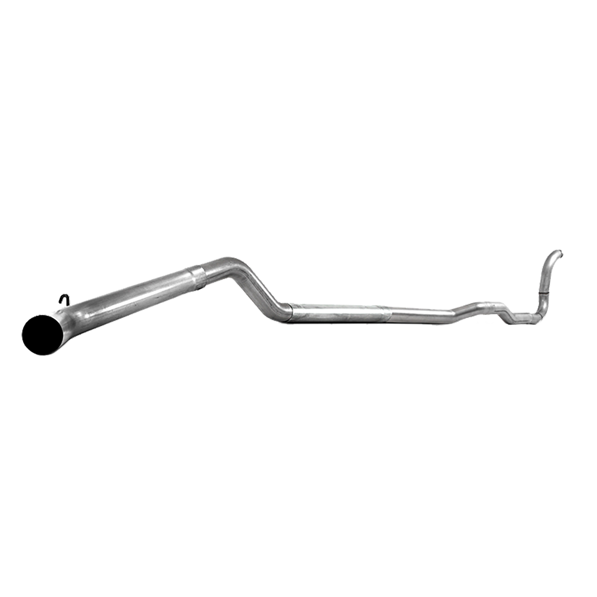 Image of MBRP 4 Inch Turbo Back Single Side 4WD Only No Muffler Aluminized Steel For 88-93 Dodge Ram D250/D350 Cummins S6150PLM
