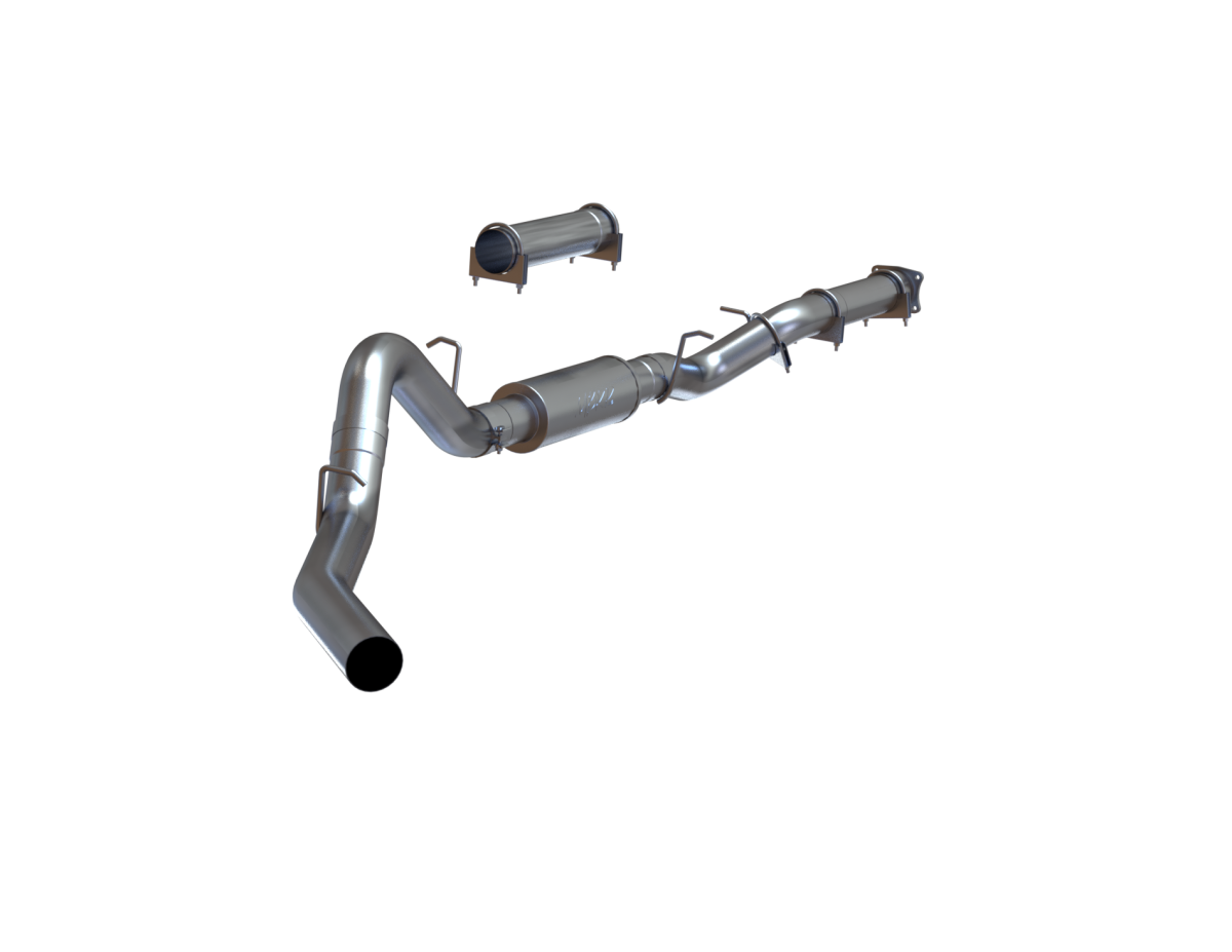 Image of MBRP 4 Inch Cat Back Exhaust System For 01-05 Silverado/Sierra 2500/3500 Duramax Ext/Crew Cab Single Side S6000P