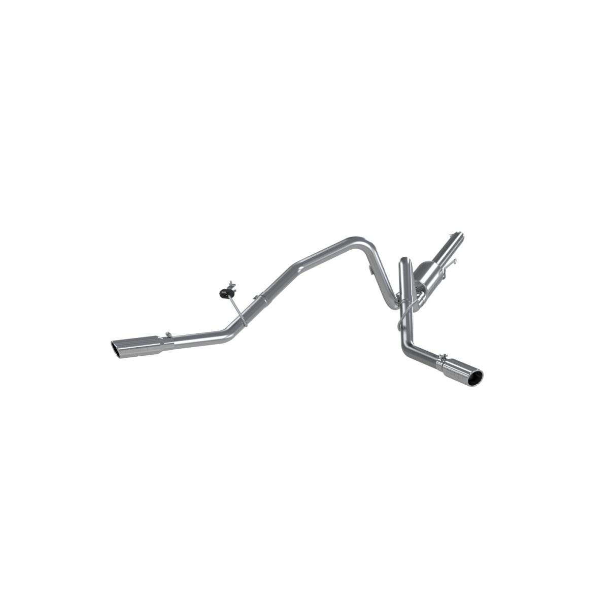 Image of MBRP 3 Inch Cat Back Exhaust System Dual Split Side Aluminized Steel For 04-08 Ford F-150 S5204AL