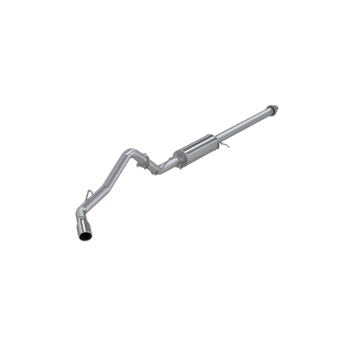 Image of MBRP 3 Inch Cat Back Exhaust System Single Side Aluminized Steel For 07-08 Silverado/Sierra 1500 Next Gen 4.8/5.3L/6.0L S5036AL