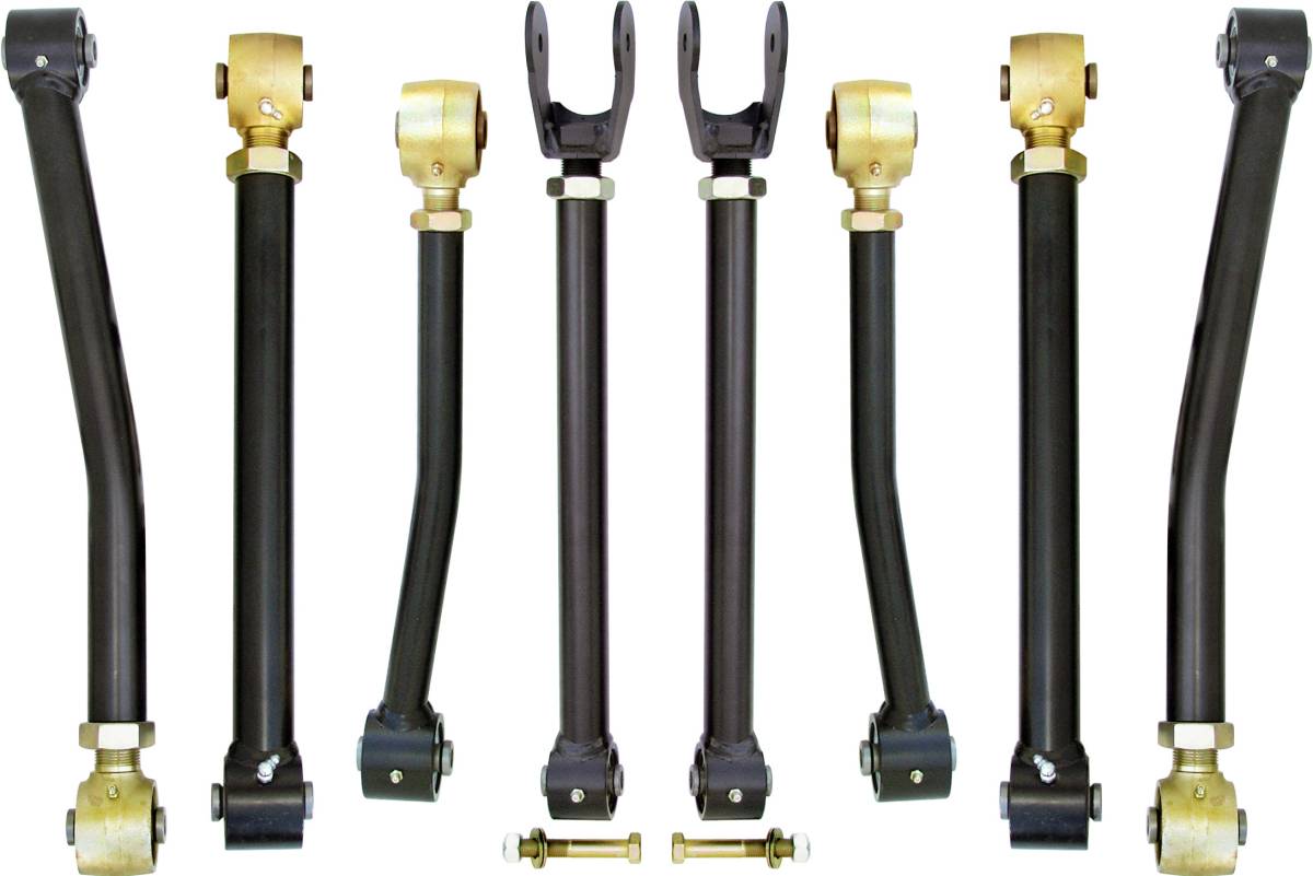 Image of RockJock Johnny Joint  Adjustable Control Arm Set For 2007-2018 Wrangler JK