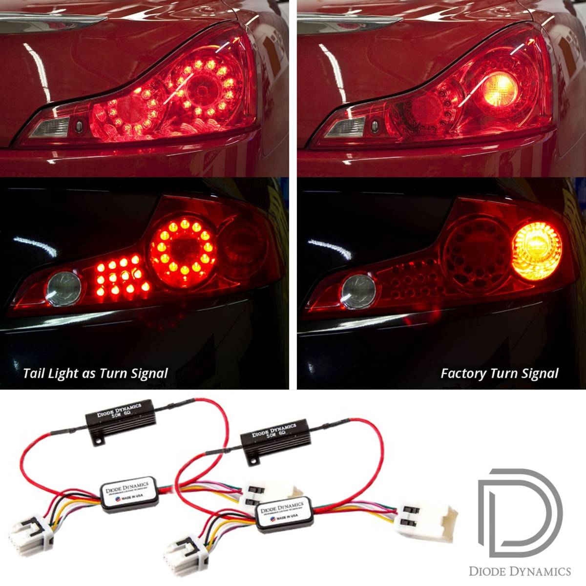 Image of Diode Dynamics Tail As Turn Relay Module Kit For 2003-2013 Infiniti G35/G37/Q60