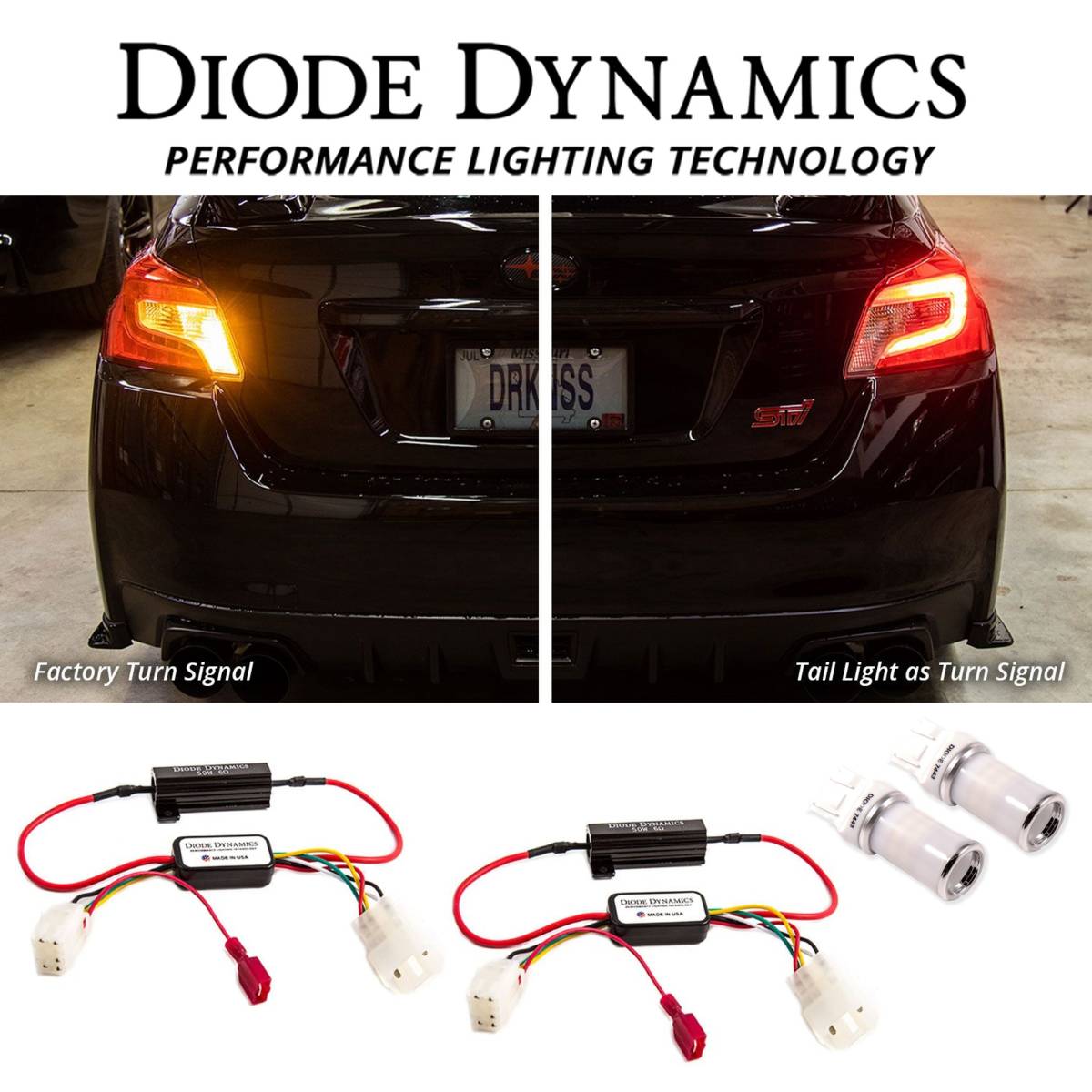 Image of Diode Dynamics Tail As Turn/250 LM LED Reverse Lights For 15-21 Subaru WRX/STi