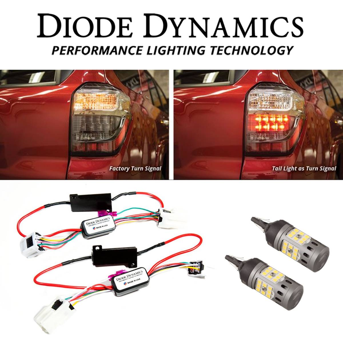 Image of Diode Dynamics Tail As Turn/700LM Reverse Light Kit For 2014-2021 Toyota 4Runner