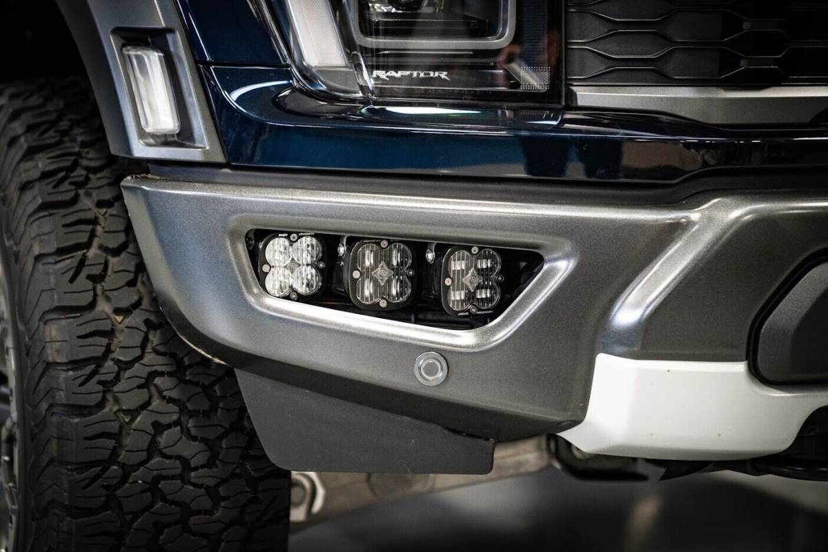 Image of Baja Designs Triple Squadron Sport/Pro Fog Lights For 21+ Ford Raptor