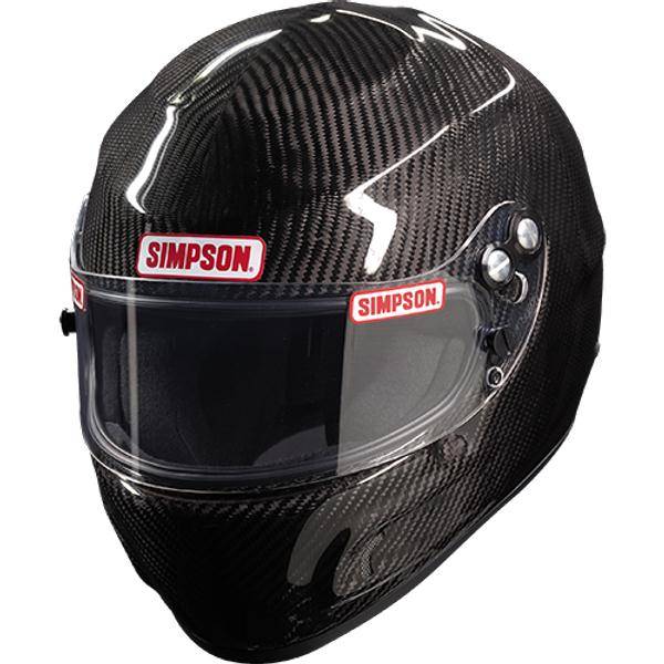 Image of Simpson Racing Devil Ray Motorcycle/Race Helmet Carbon Fiber - XL - DOT/SNELL
